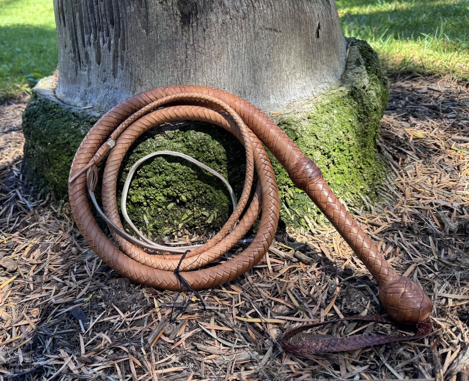INDIANA JONES - F&G CUSTOMS 8-foot Leather Bullwhip Cosplay ANY FILM STYLE