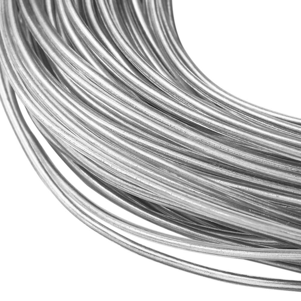 12 Gauge Transparent PVC Plastic Covered Aluminum Wire 100FT Bendable Aluminu...