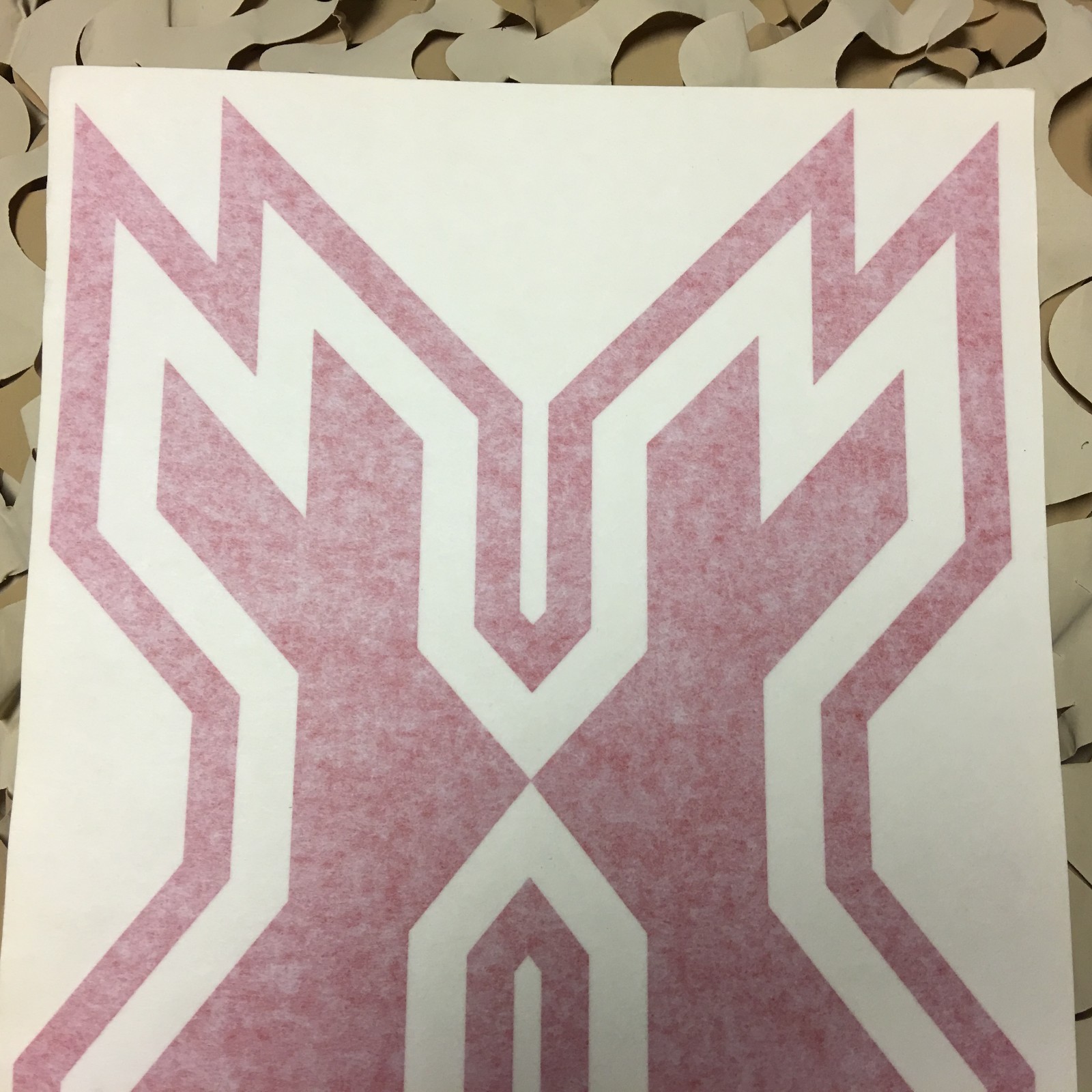 NEW HK Army Icon Car Sticker - Red