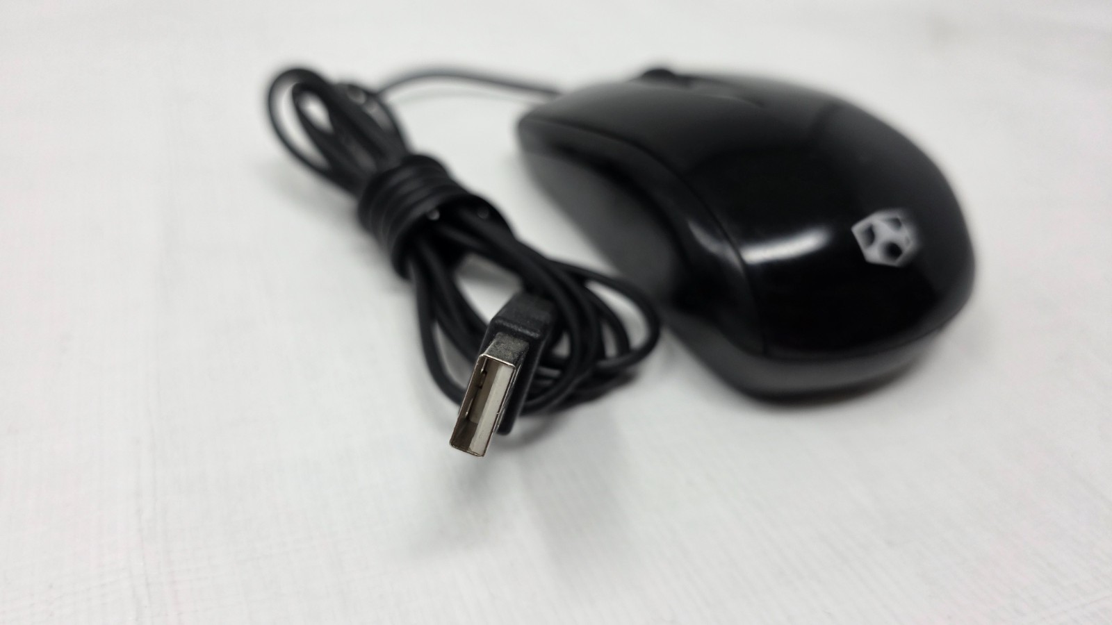 Primax PMX-MMOFFUO Wired Corded USB Optical Mouse Class 1 LED ICES-003