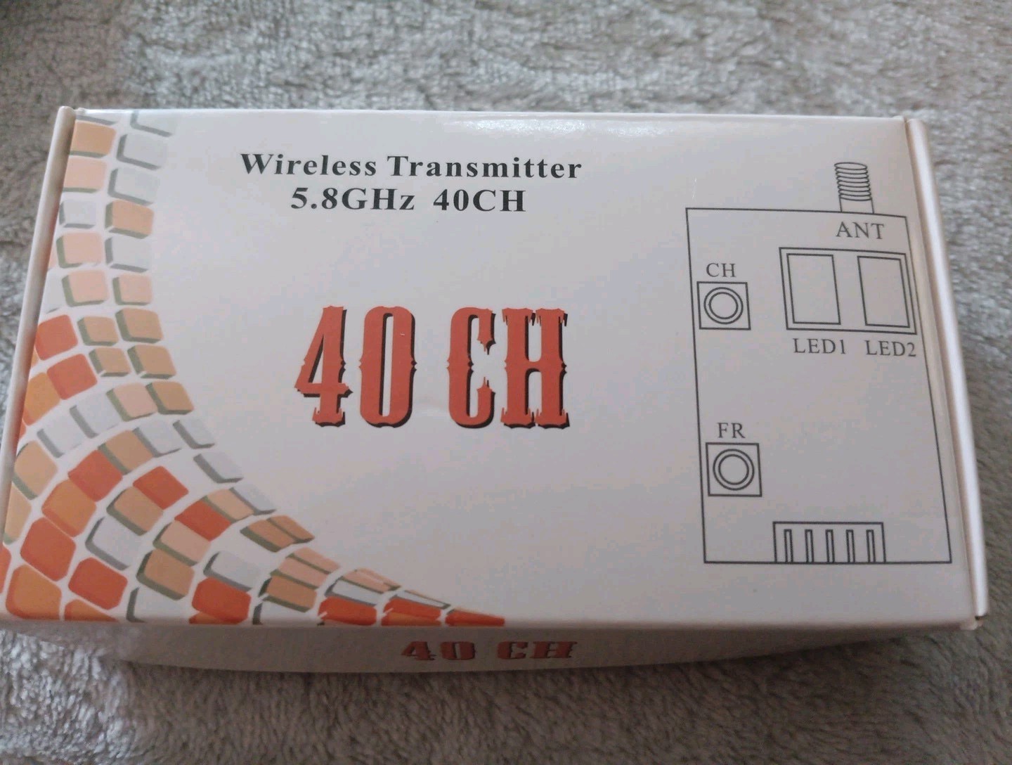Wolfwhoop Q1-m 5.8ghz Wireless Transmitter 40ch