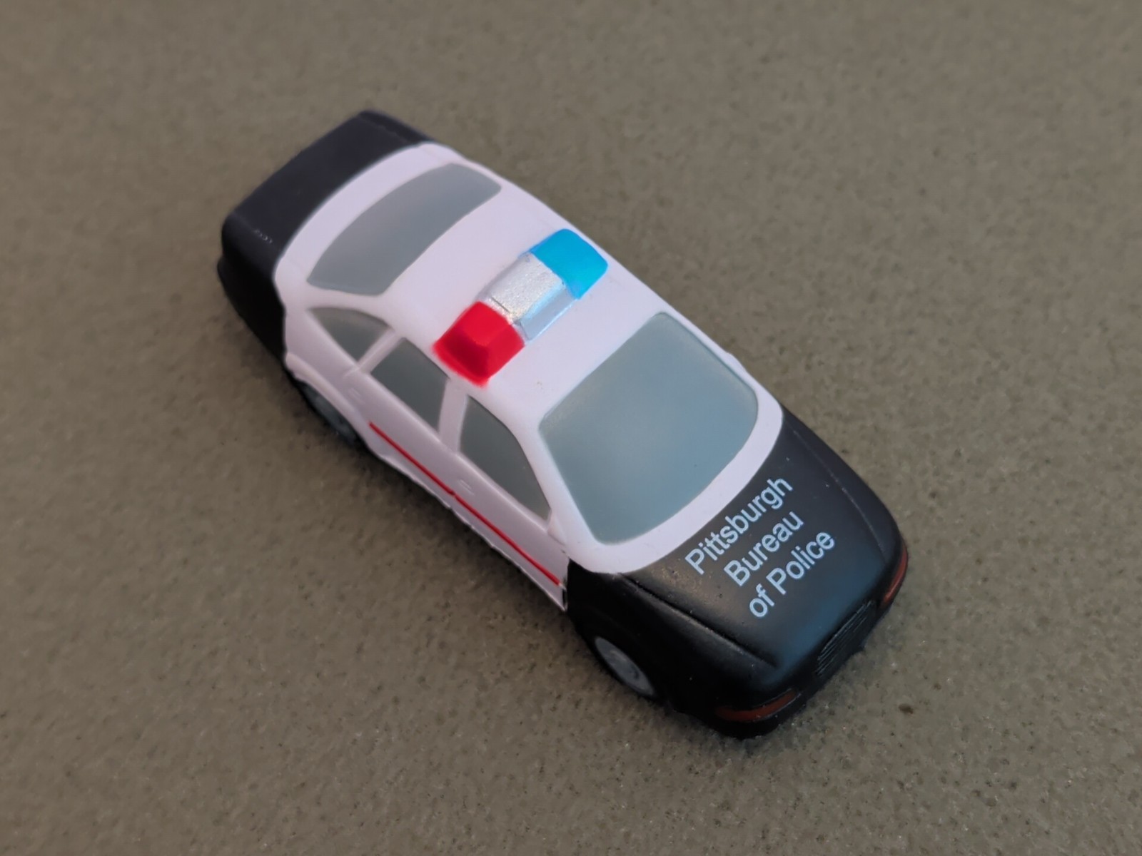 Pittsburgh Bureau of Police Squeeze Toy Patrol Car Pittsburgh PA