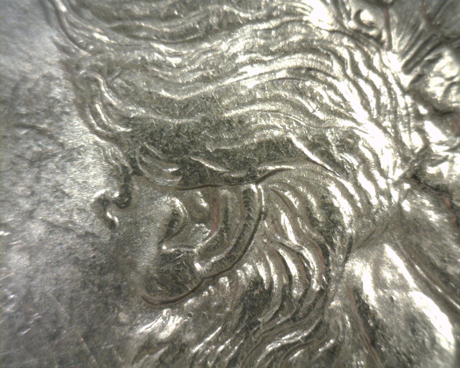 1883-O MORGAN DOLLAR CHOICE ABOUT UNCIRCULATED+ HOT 50 VAM 36A PARTIAL E REVERSE
