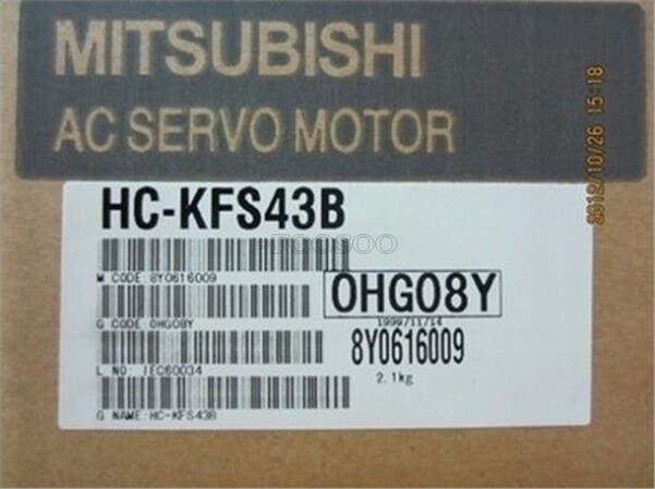 New In Box Mitsubishi HC-KFS43B HCKFS43B 400W Servo Motor hz