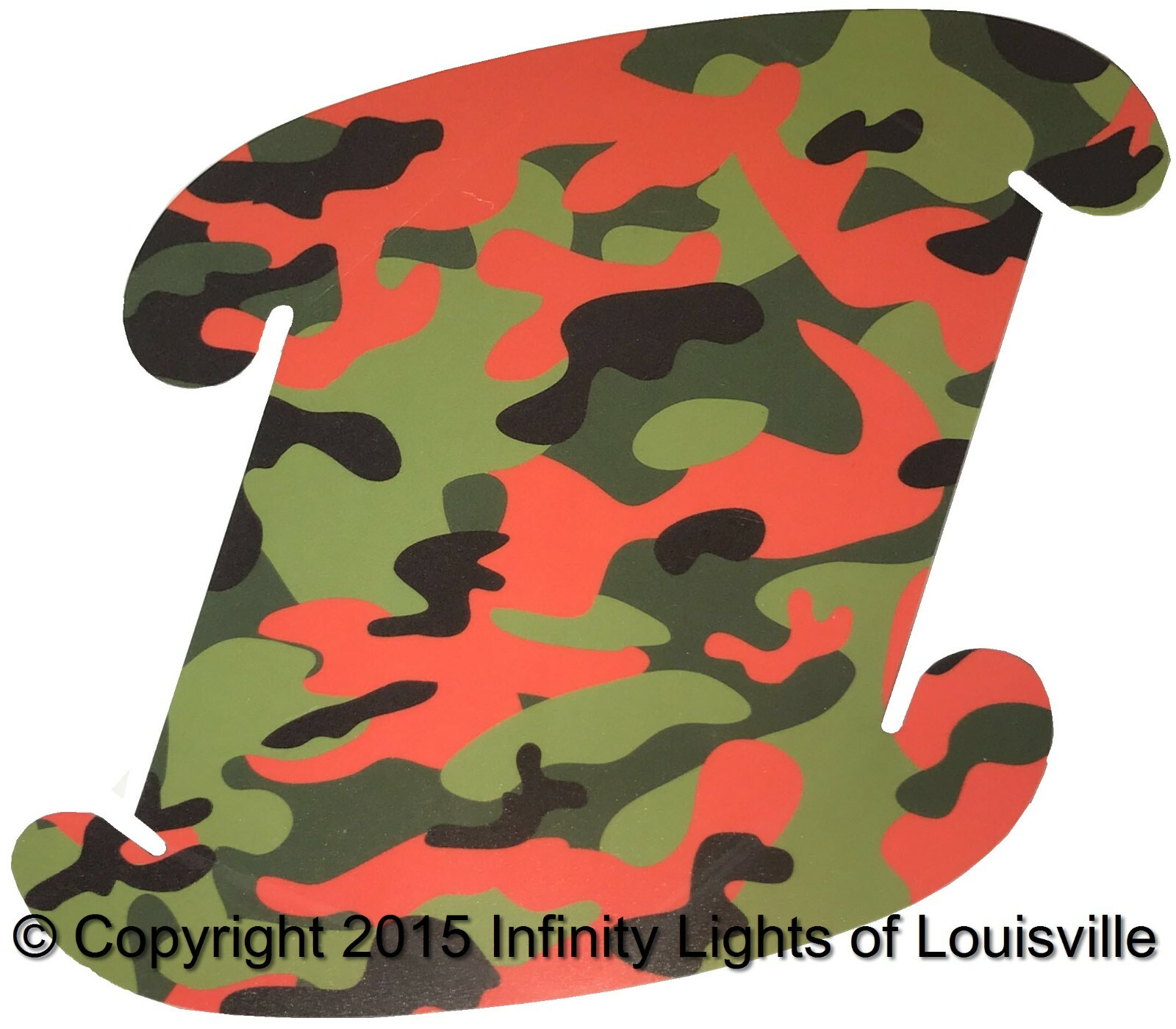 Orange Camo MED 13"/33cm 10 or 30 pcs Puzzle Lights LuvaLamps Infinity IQ USA