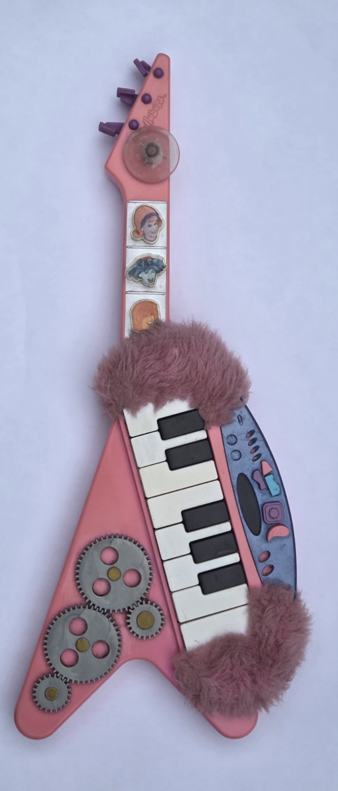 RARE Doodlebops Cookie Jar Pink Fluffy Guitar Piano Extremely Rare