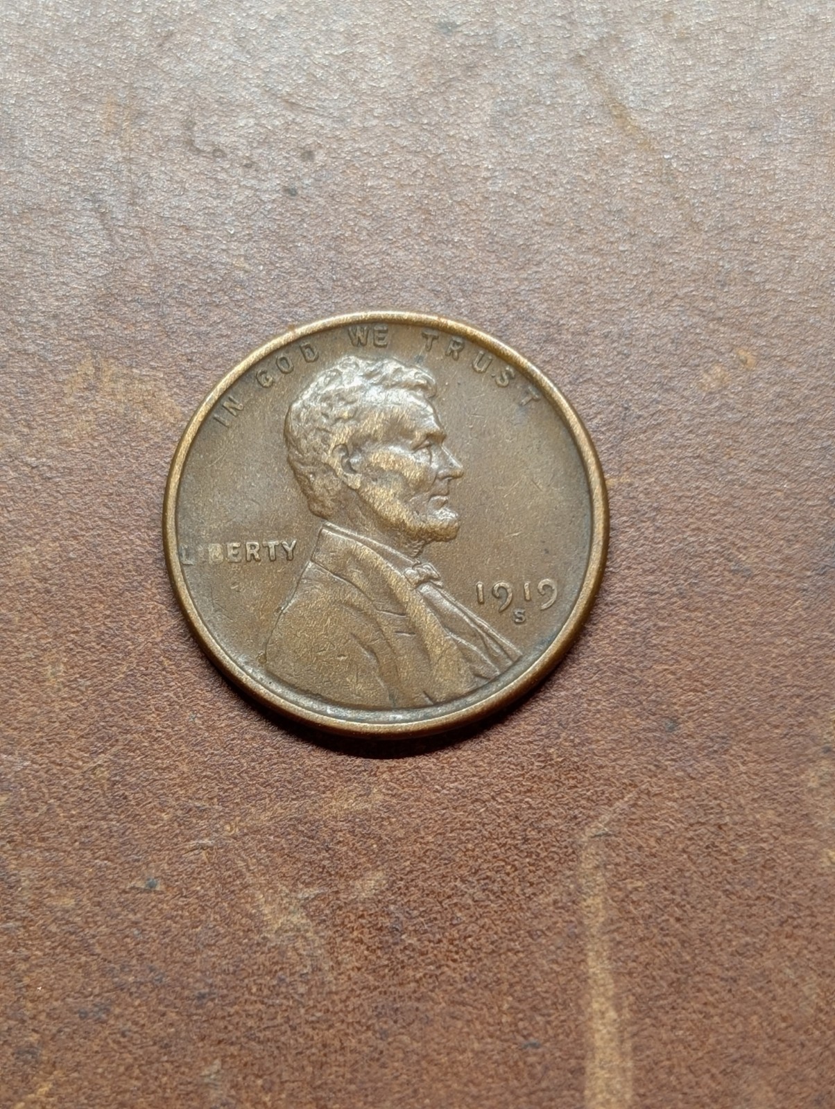 1919-S Lincoln Wheat Cent VF