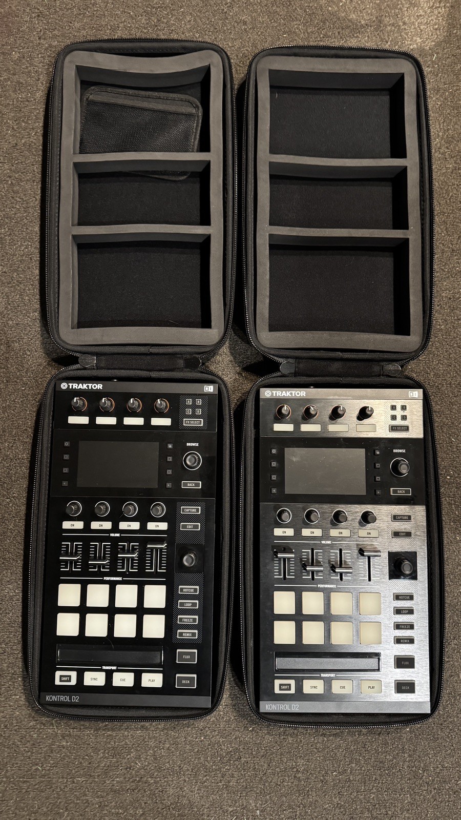 traktor kontrol d2 dj controller + case