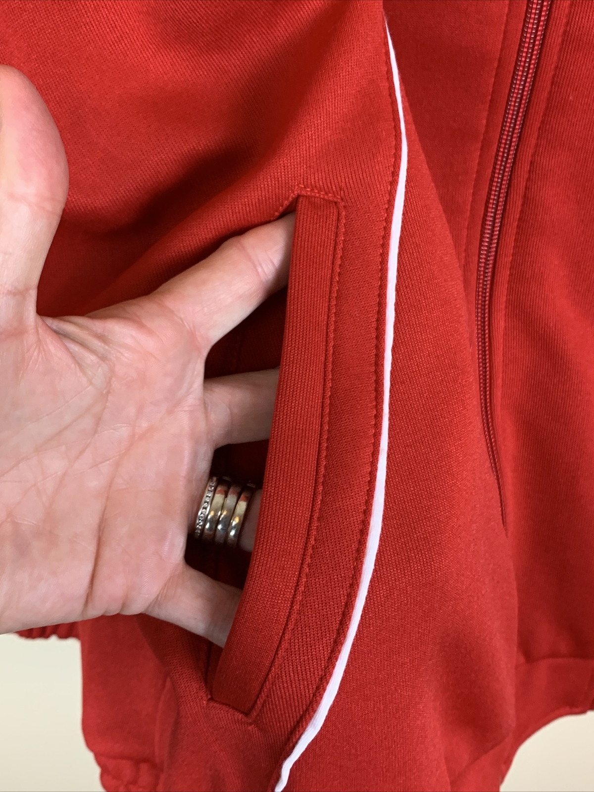 Kelme Zip Red Track Jacket NWT Size Small (fit is Medium)