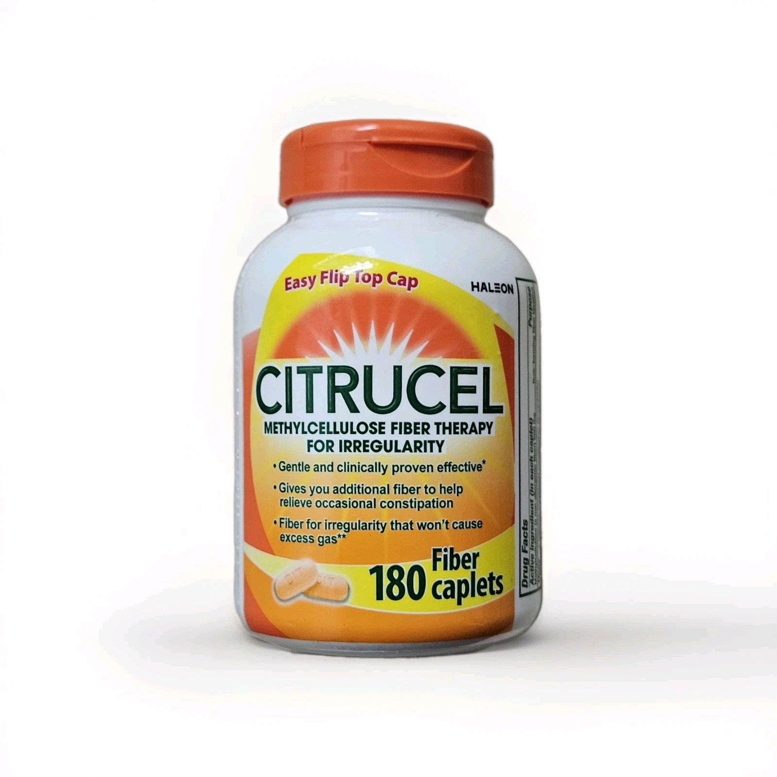 Citrucel Constipation Fiber Gut Gas Relief Irregularity Laxative 180 Caps 03/27