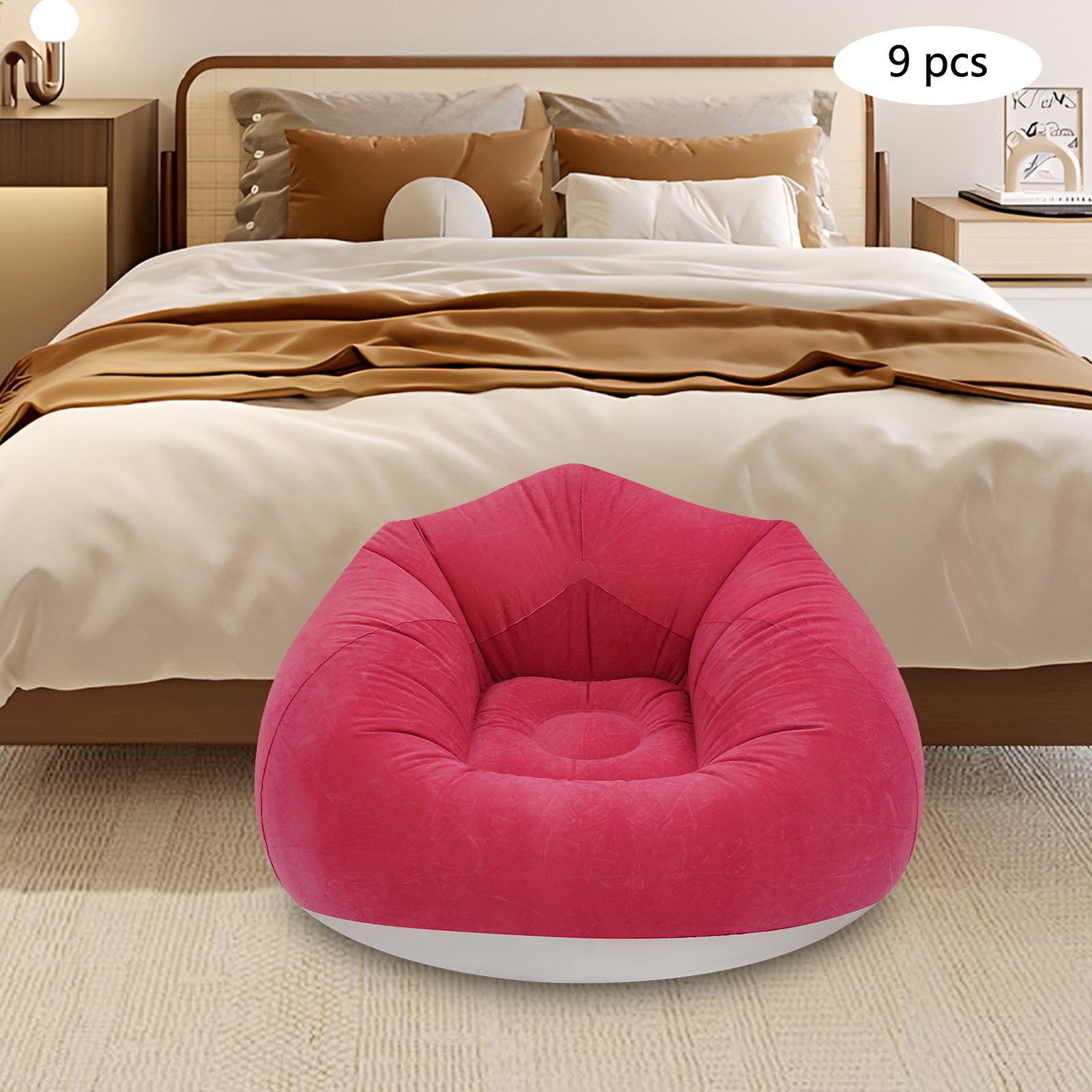 Modern Inflatable Chairs 9 Pcs Inflatable Sofa Inflatable Sofa for Homes Yards