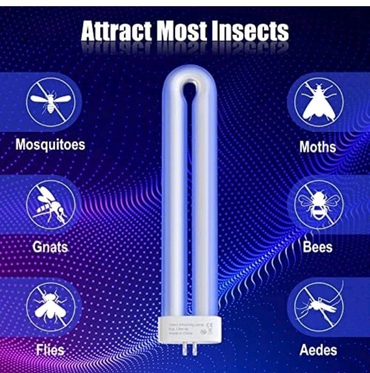 Replacement Light Bulb Bug Zapper 15W Bug Light Bulbs for K15, X3,T6, T8, T9 Bug