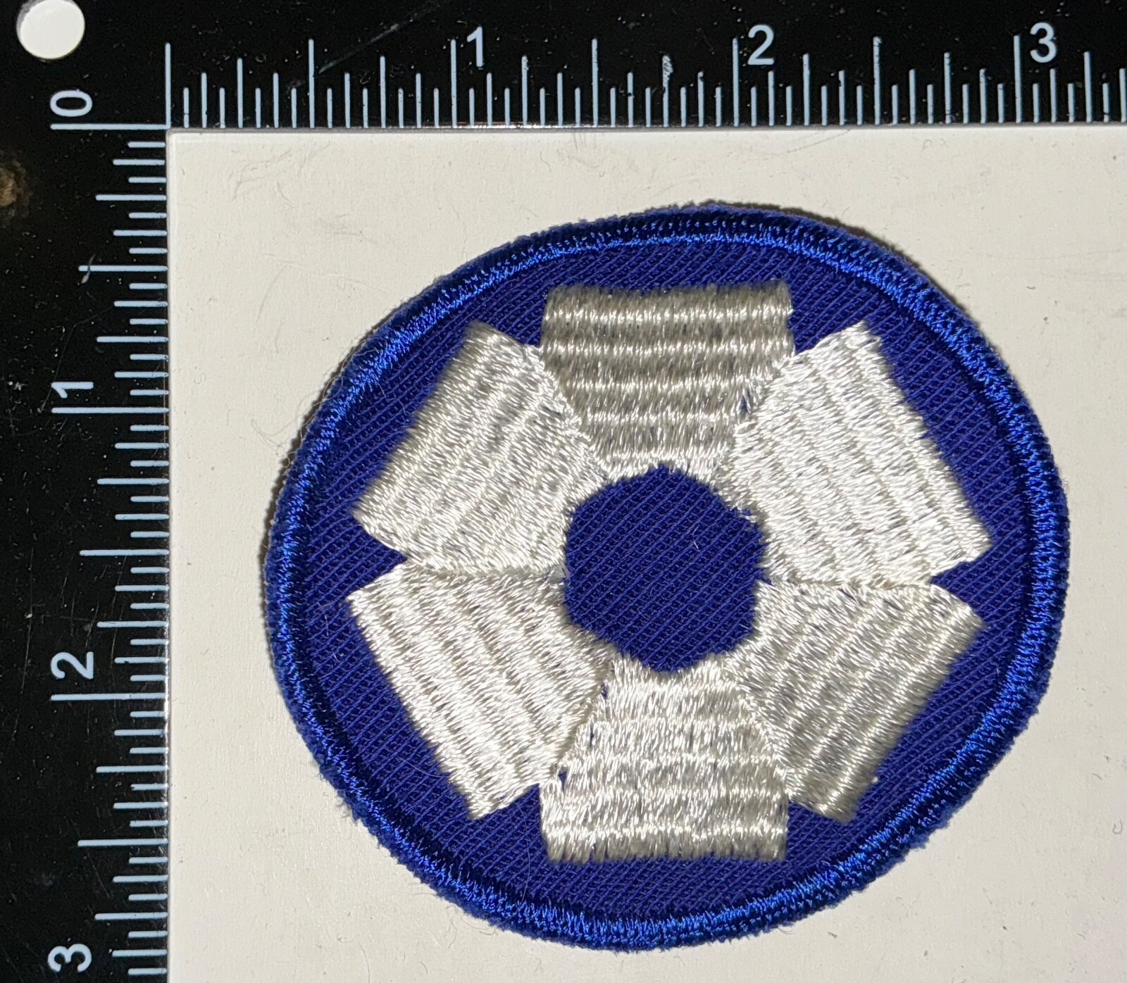 WWII US Army 6th Service Command TWILL VARIATION Patch