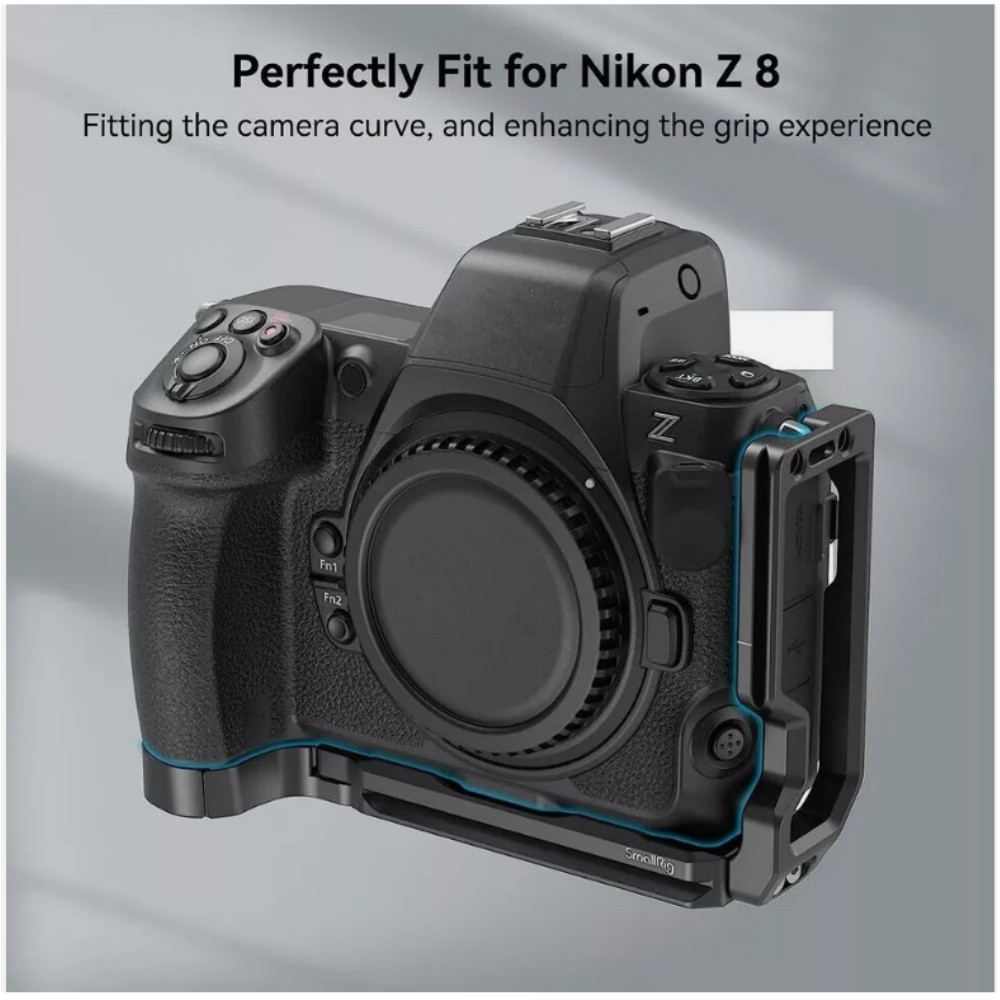 SmallRig Z 8 L-Bracket for Nikon Camera Quick Release L-Shape Mount Plate -3942