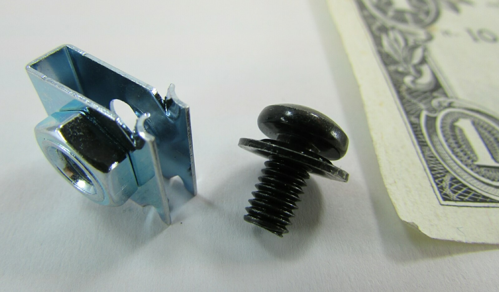 Lot 24 Captive Clip Nut Plate / Sems Phillips Machine Screw Sets, #10-32 Threads