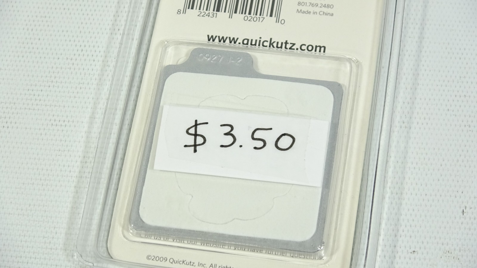 2009 QuicKutz Metal Die KS-0927 Rain Cloud - Lightning - Cloud Storm Theme