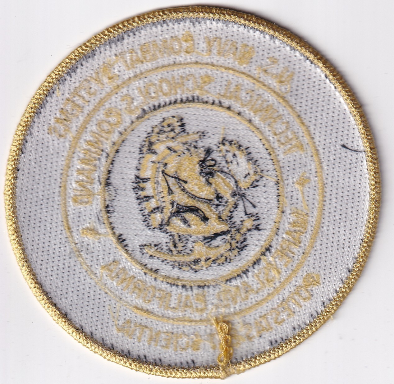 US Navy Combat Command Mare Island CA Technical Schools Command patch USN