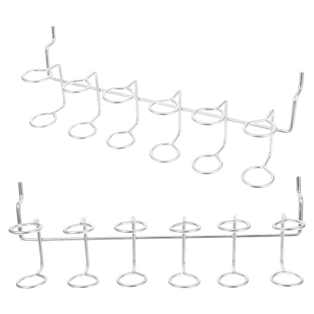 2Pcs Garage Pegboard Hook Reusable Multi Ring Tool Organizer for Daily Use