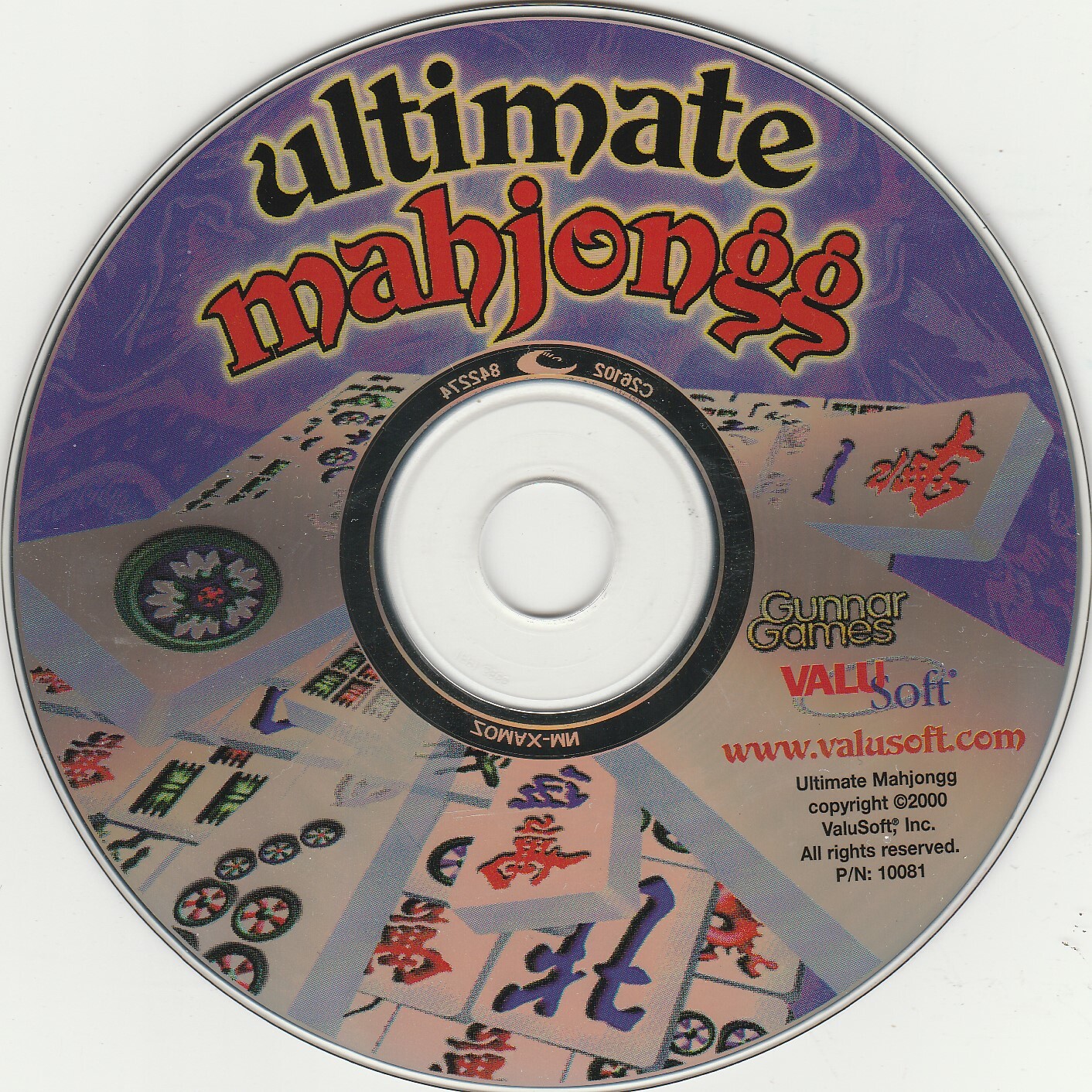 ultimate mahjongg by ValuSoft ~ 2000 ~ CD-ROM