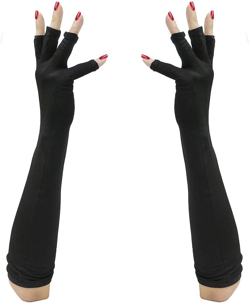 Elegant Long Finrl Gloves - UV Protect Nails Gloves for l