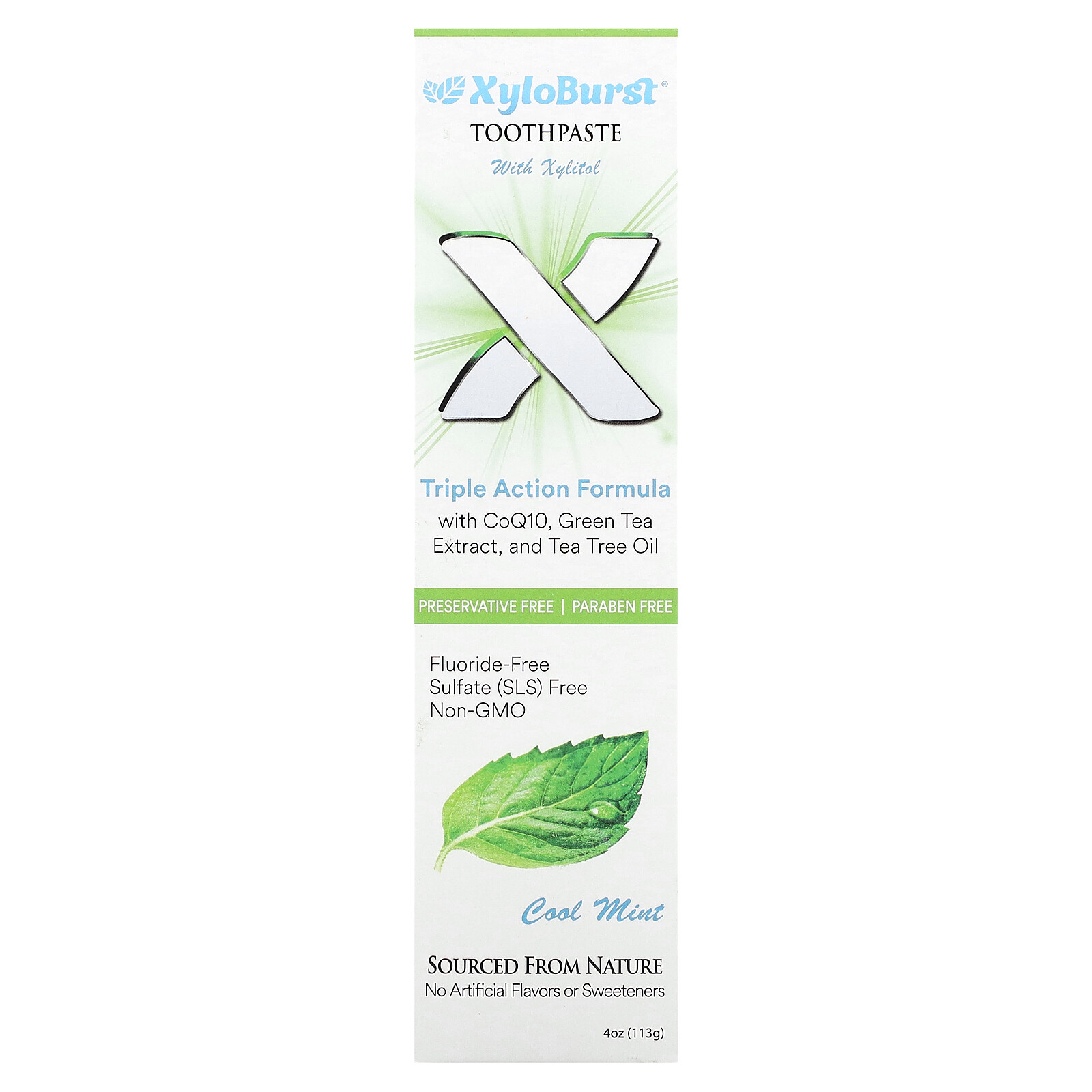 Toothpaste with Xylitol, Cool Mint, 4 oz (113 g)