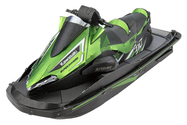Fascinations Premium ICONX KAWASAKI JET SKI ULTRA 310LX Metal Earth 3D Model Kit
