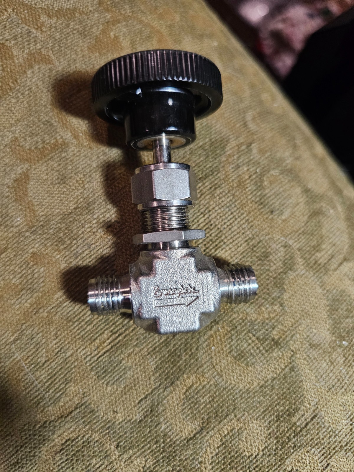 Swagelok SS-1VS4 Needle Valve / 77A / 5000 PSIG @ 100F / SS1VS4