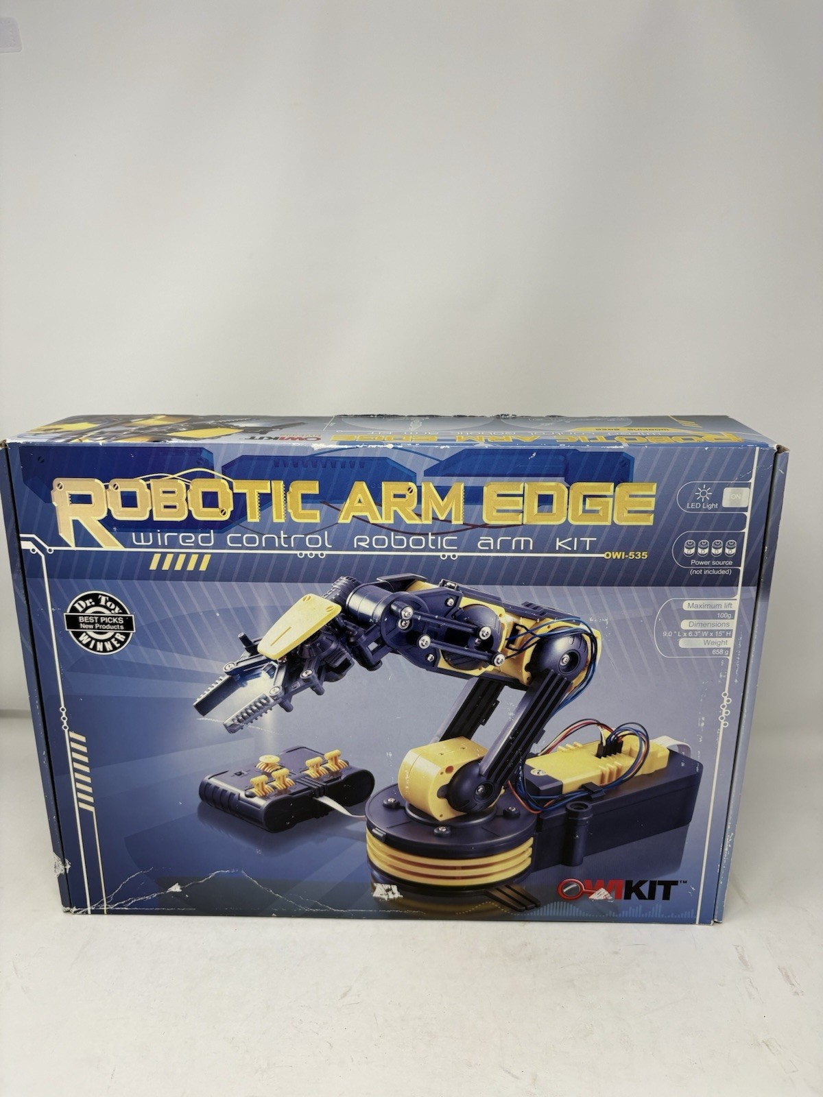 Robotic Arm Edge Wired Control Kit OWI 535 STEM New In Opened Box