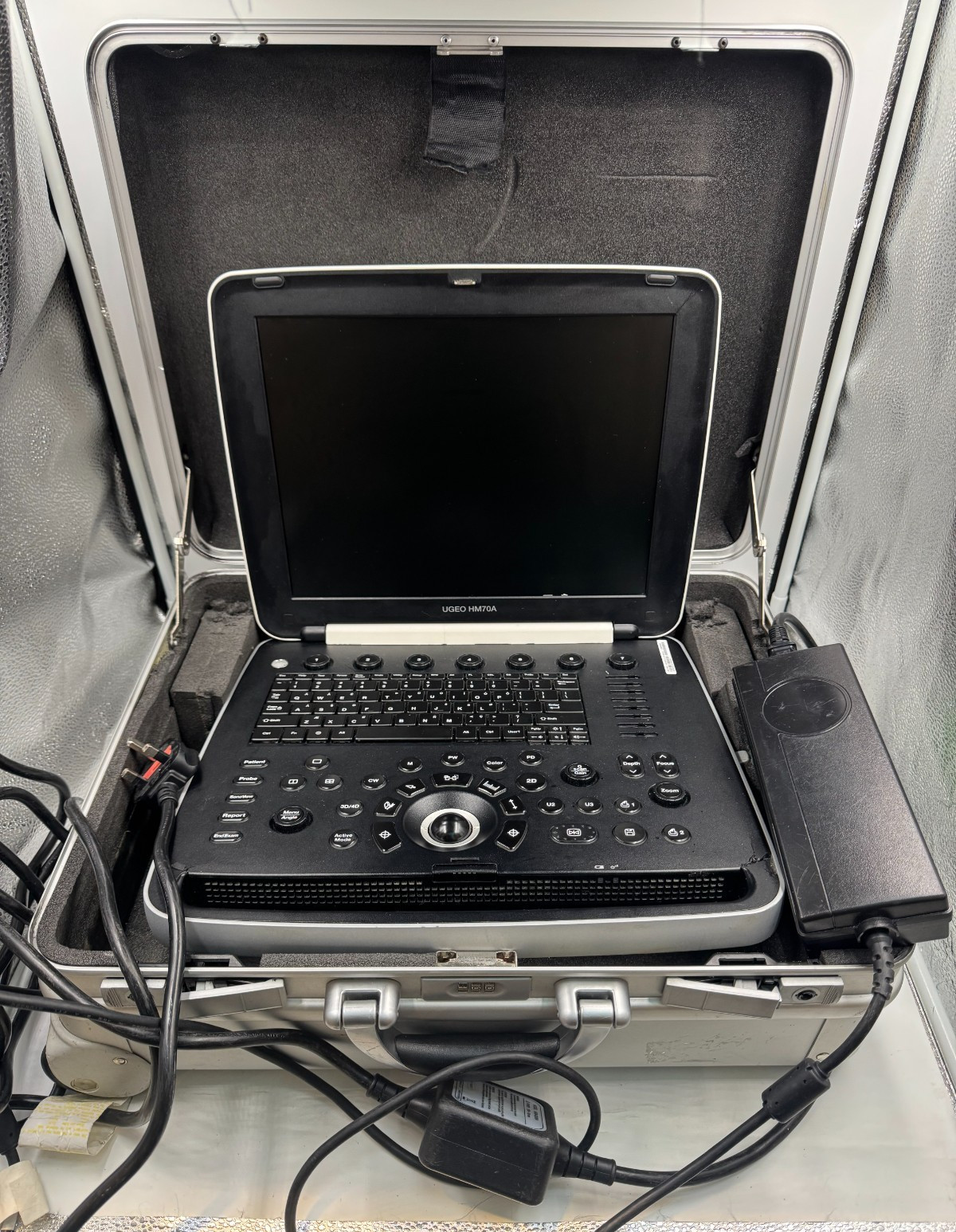 Samsung Medison UGEO HM70A PLUS Ultrasound charger TESTED UK DHL VAT for repair.