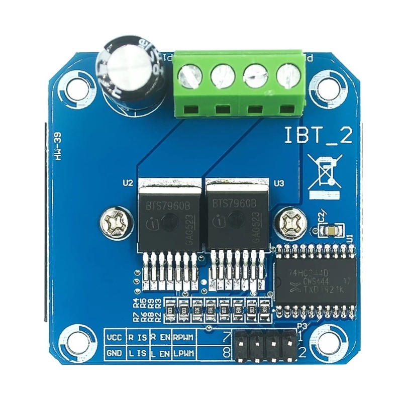 BTS7960 43A High PowerMotor Driver Module/for Smart Car Driver Module Current Li