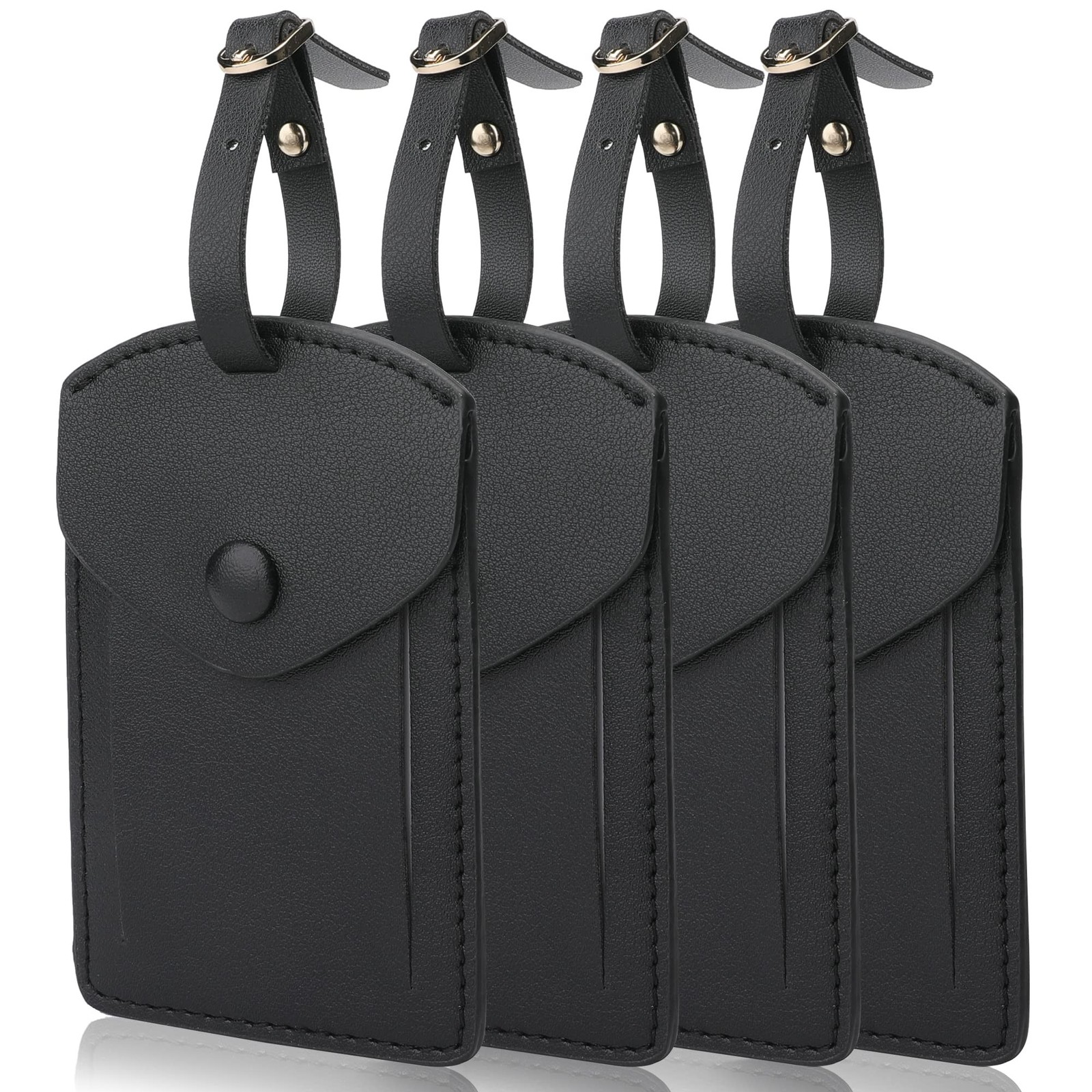 Kevancho Leather Luggage Tags for Men Women, Suitcase Labels Baggage Bag Tag ...