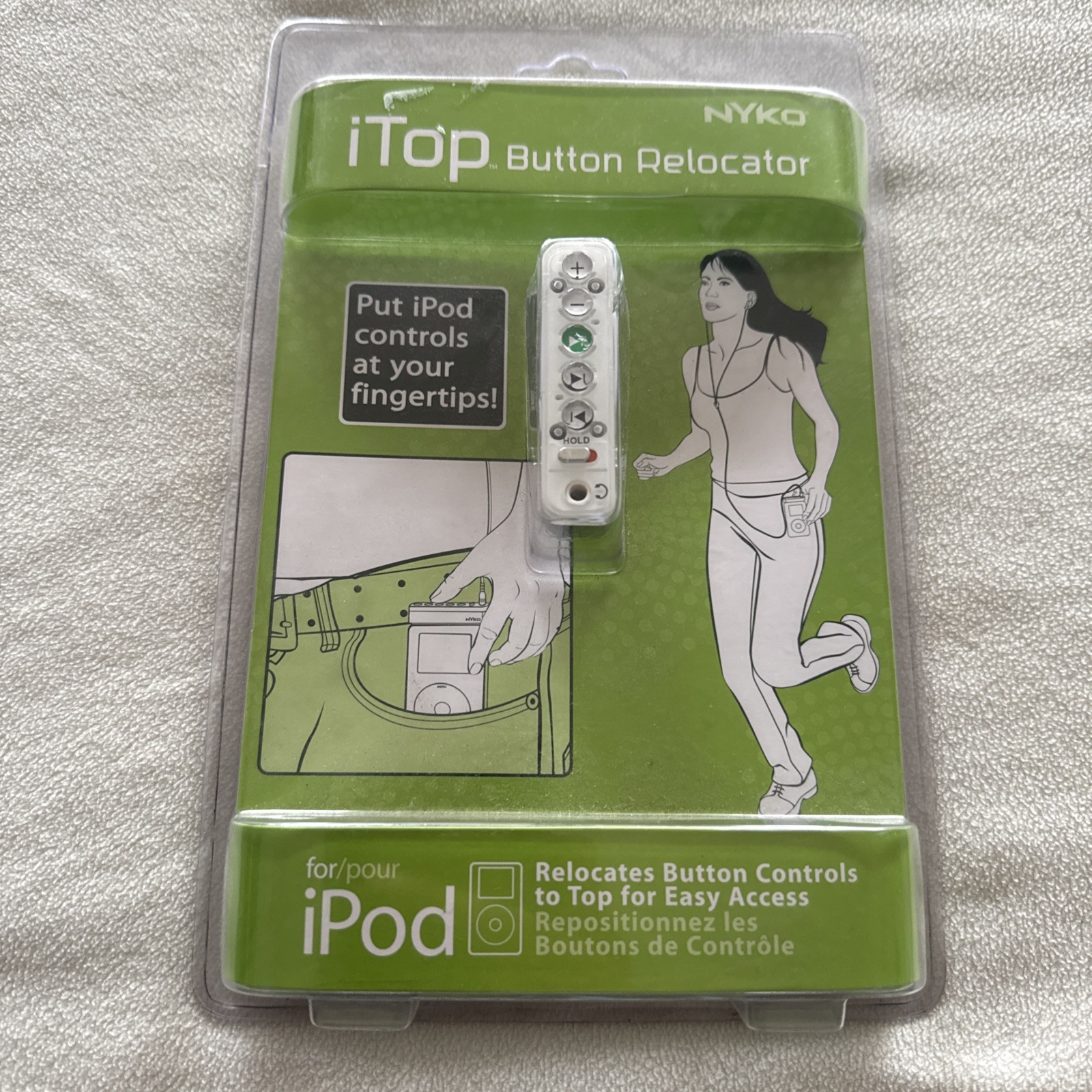 Nyko iTop Button Relocator for iPod 3rd/4th Gen 88025-E09 Brand New In Package