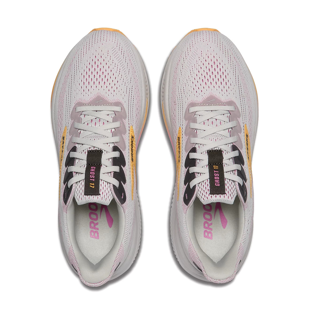 Brooks Women's Ghost 17 Running Shoes/Grey/Pink/B No Ship CA