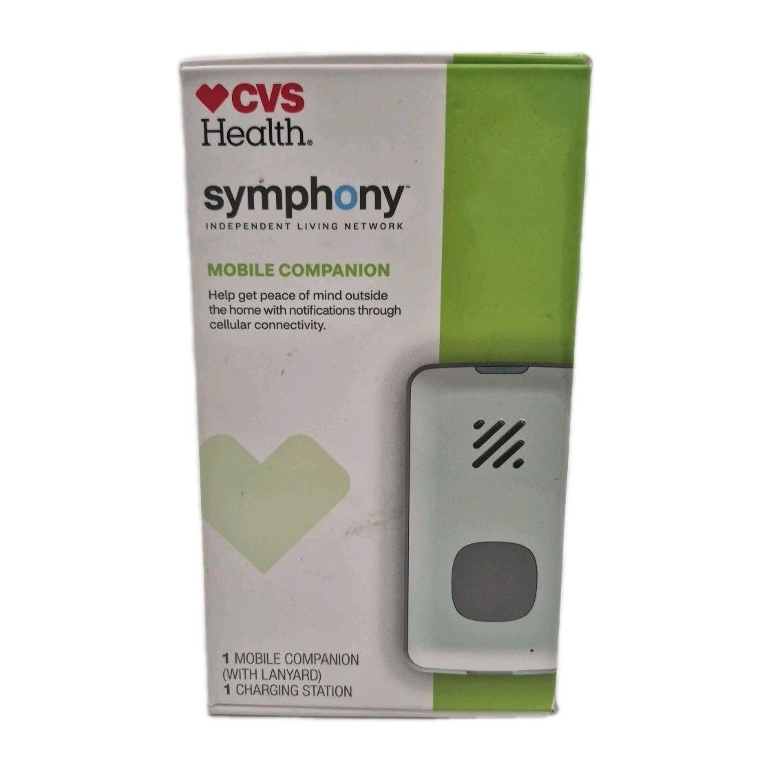 CVS Symphony Mobile Companion With Lanyard & Charging Station (BRAND NEW)