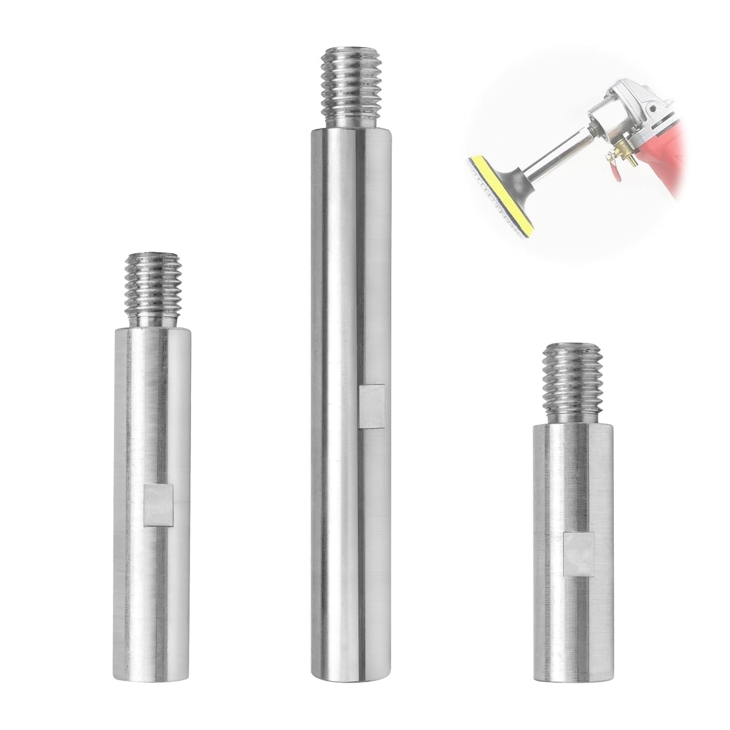 5/8"-11 Angle Grinder Extension Rod Kit Adapter Polishing Machine Shaft
