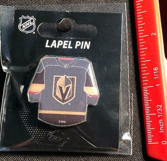 NEW Las Vegas Golden Knights Jersey Collectable Lapel Pin - NHL Licensed