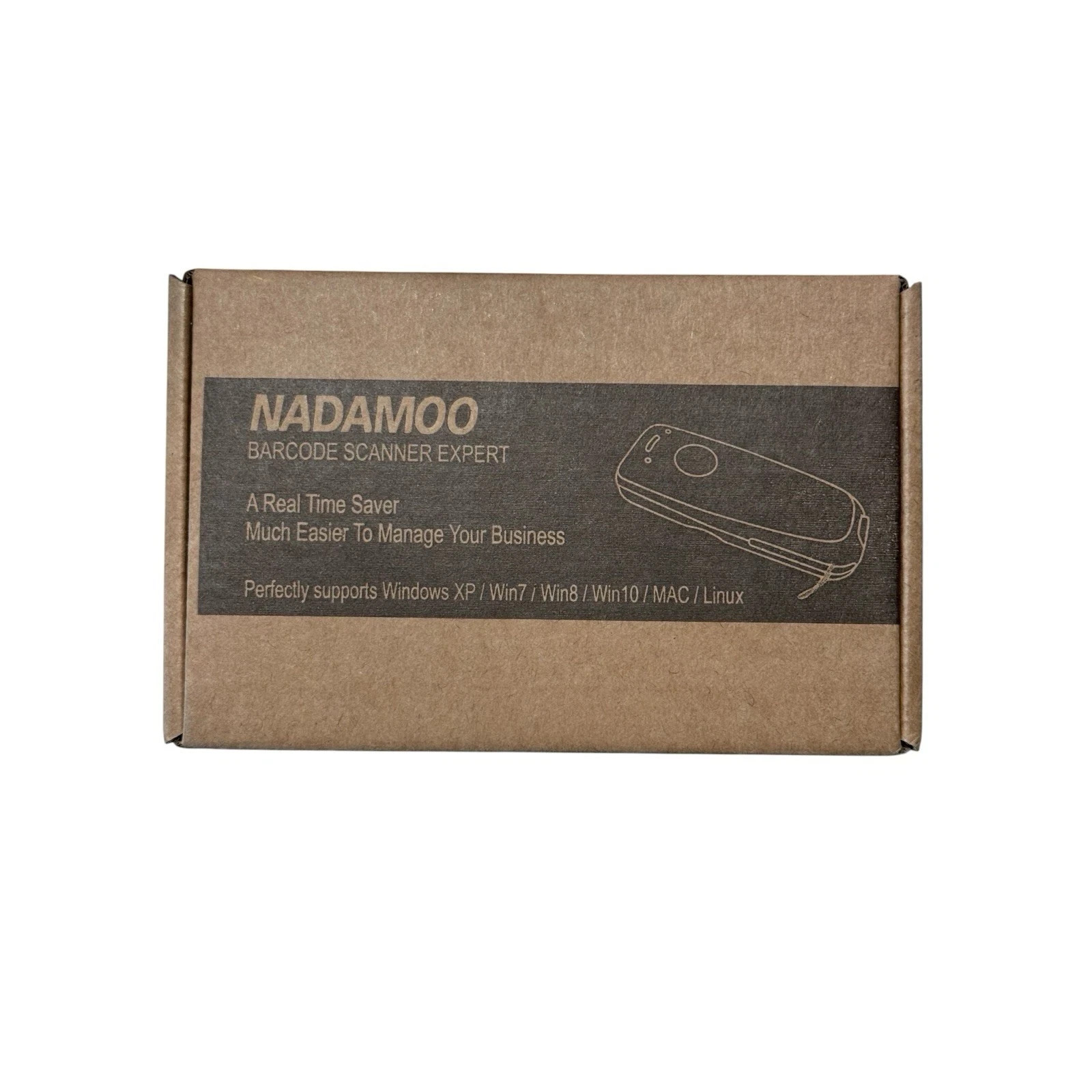 NADAMOO Wireless Barcode Scanner Compatible with Bluetooth Function, 2.4G