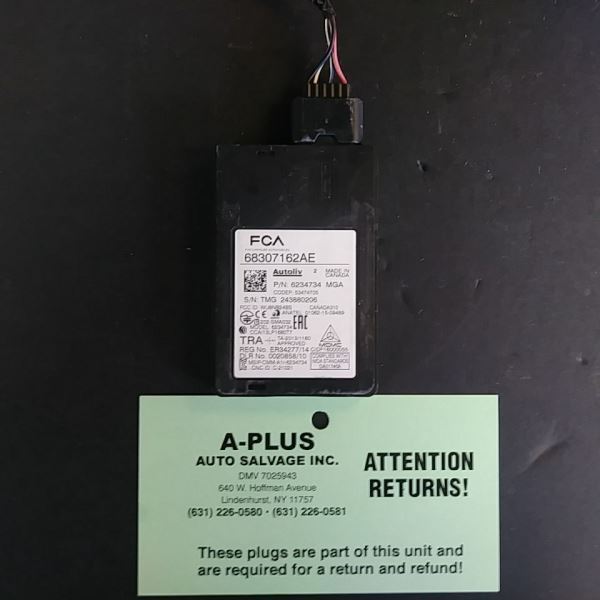 2019 JEEP CHEROKEE BLIND SPOT SENSOR FITS 19-22 ID 68307162AE