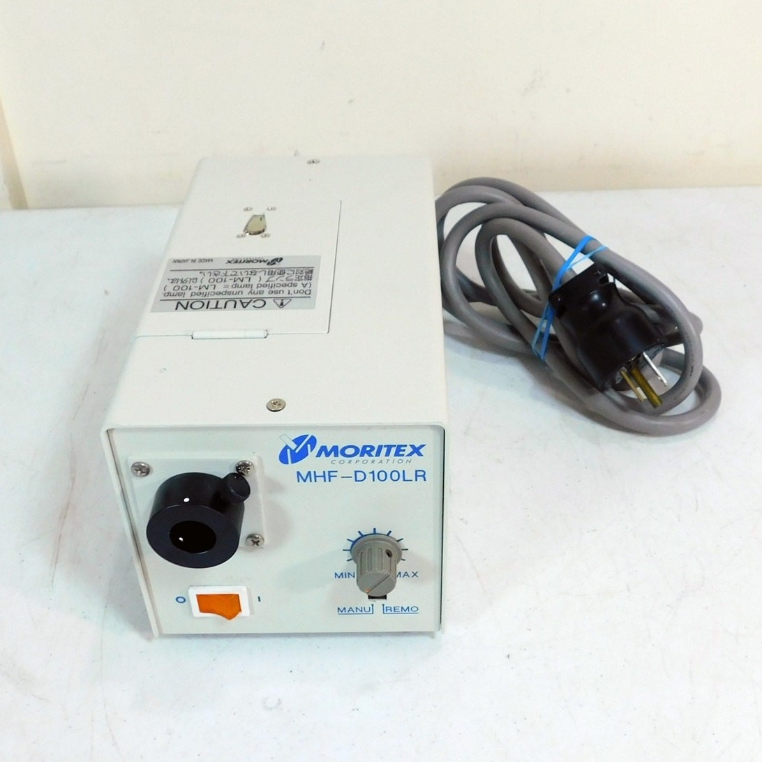 Moritex MHF-D100LR Light Source Illuminator 100 W Tested Powers On No Bulb Japan
