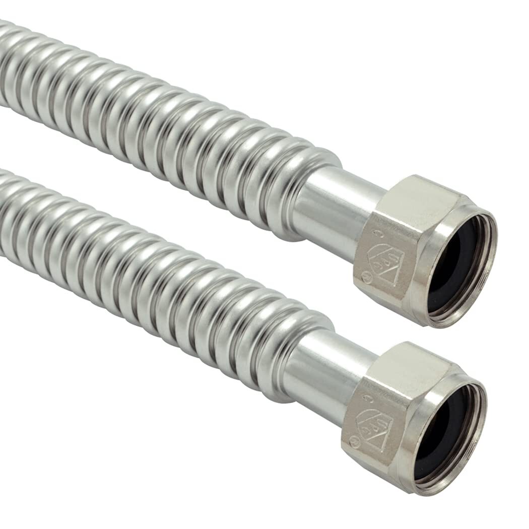 Stainless Steel Corrugated Water Heater Connector Flexible For Water Heater Wate