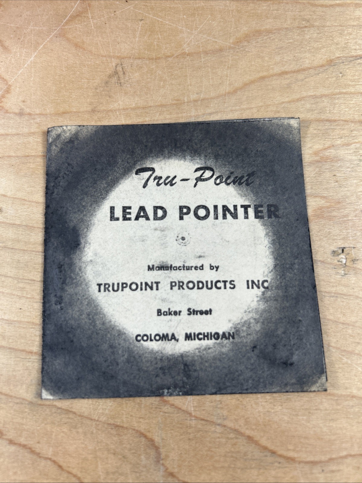 Vintage Tru-Point Pencil Pointer Lead Pencil Sharpener W/ Original Box Drafting