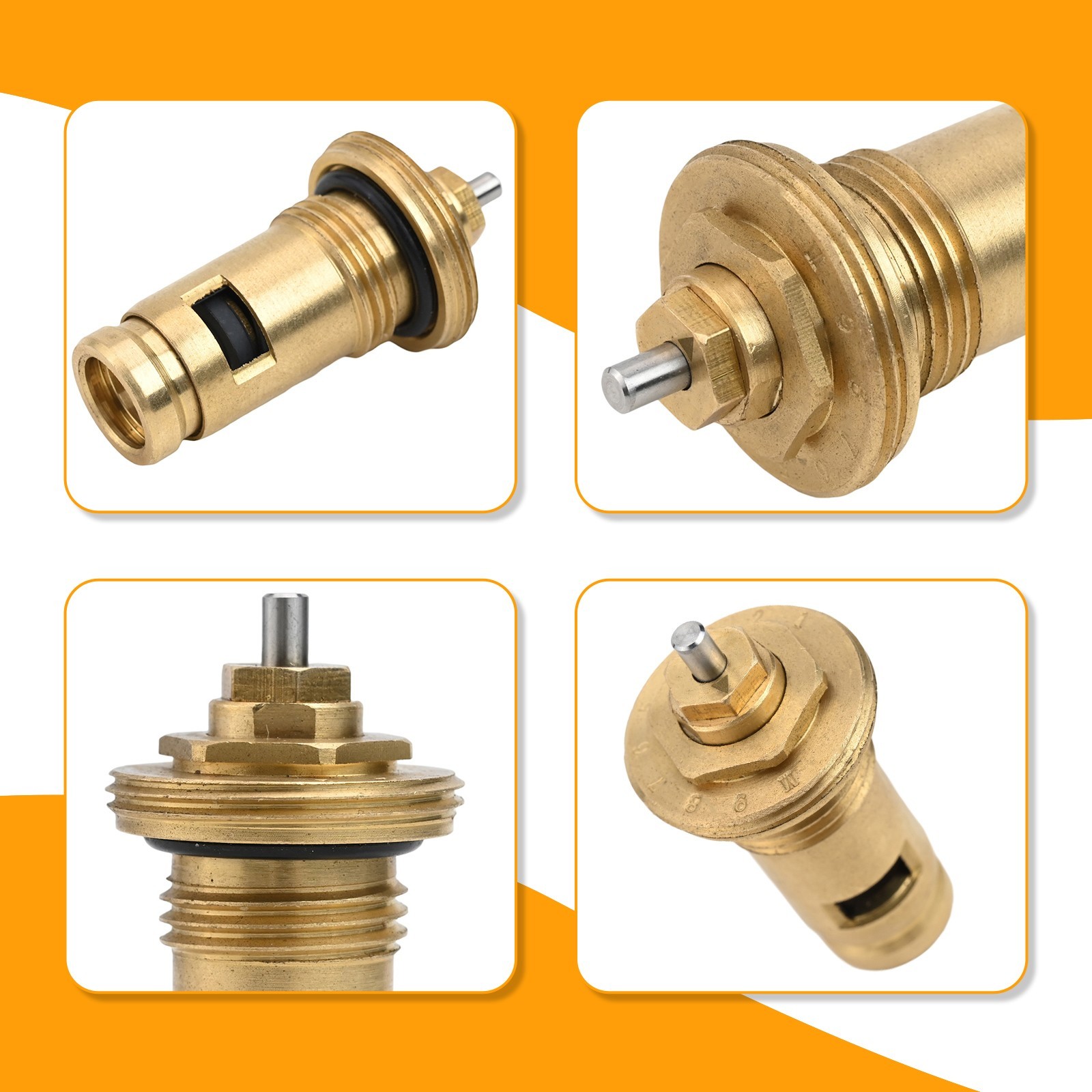 Radiator Temperature Control Insert M30 x 1.5 with 1/2 Inch Threaded Connection