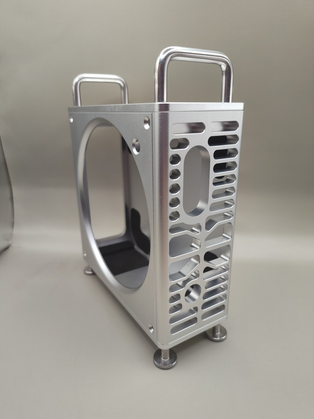 Stand for 2024 Mac Mini M4/M4 Silver, ALUMINUM-silver