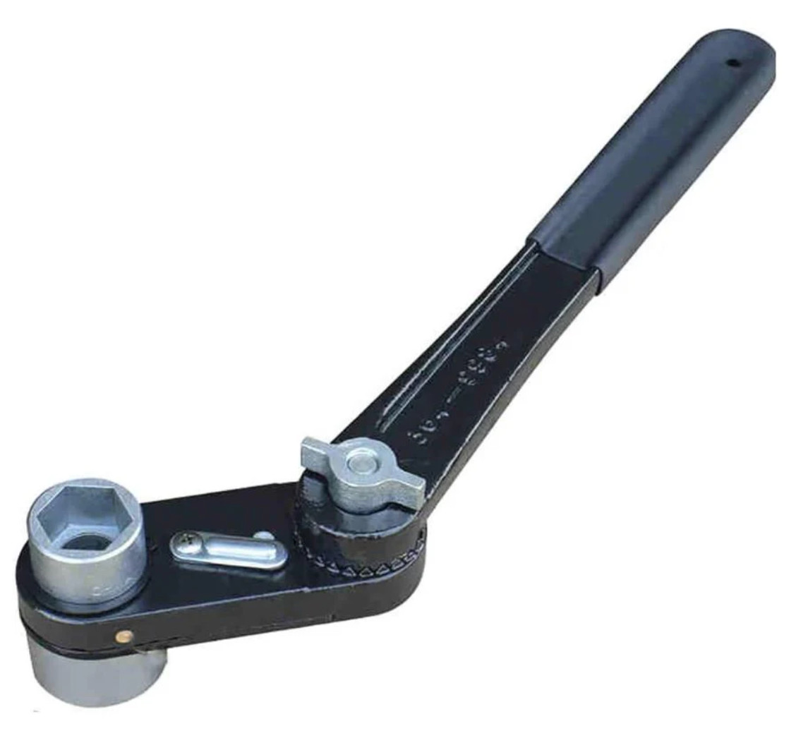 Trumbull 364-9984 , 1-1/4"x1-1/16" Pivoting Handle Double Socket Ratchet Wrench