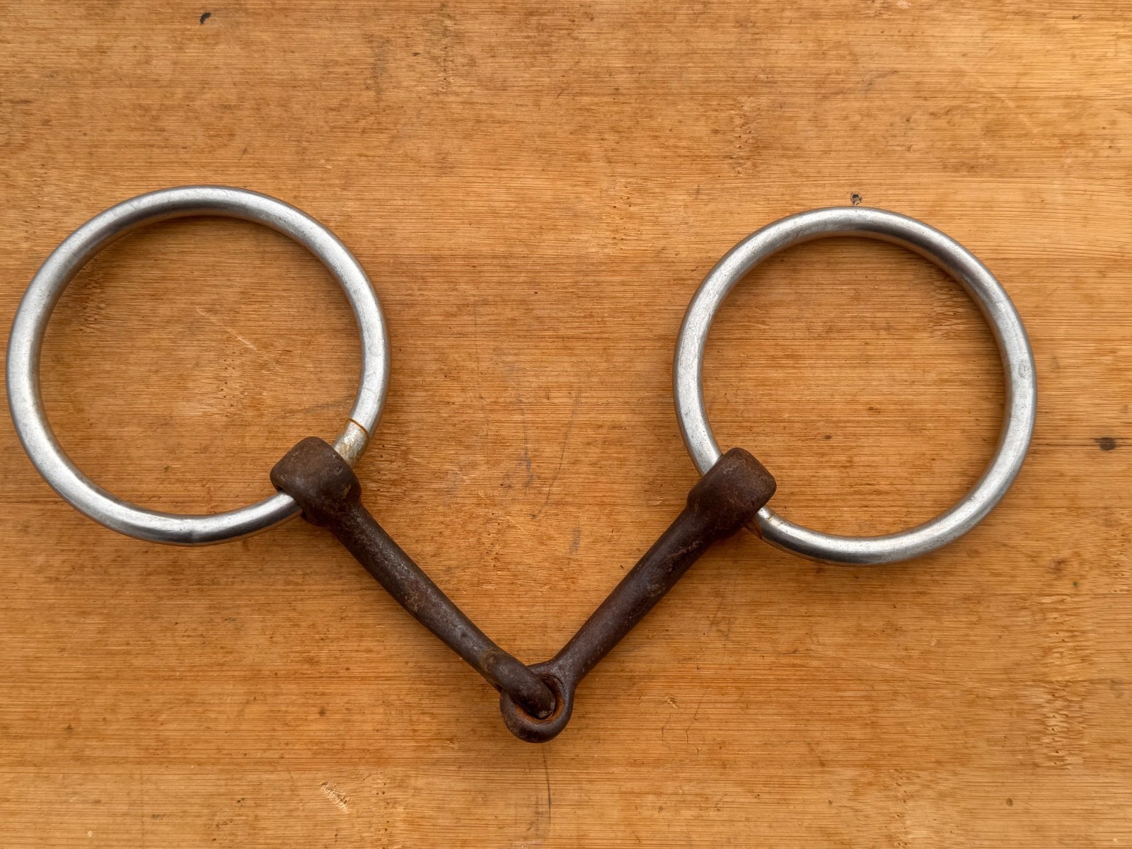 Nice Thick Ring Loose Ring Western Horse Snaffle Bit ~ 5"