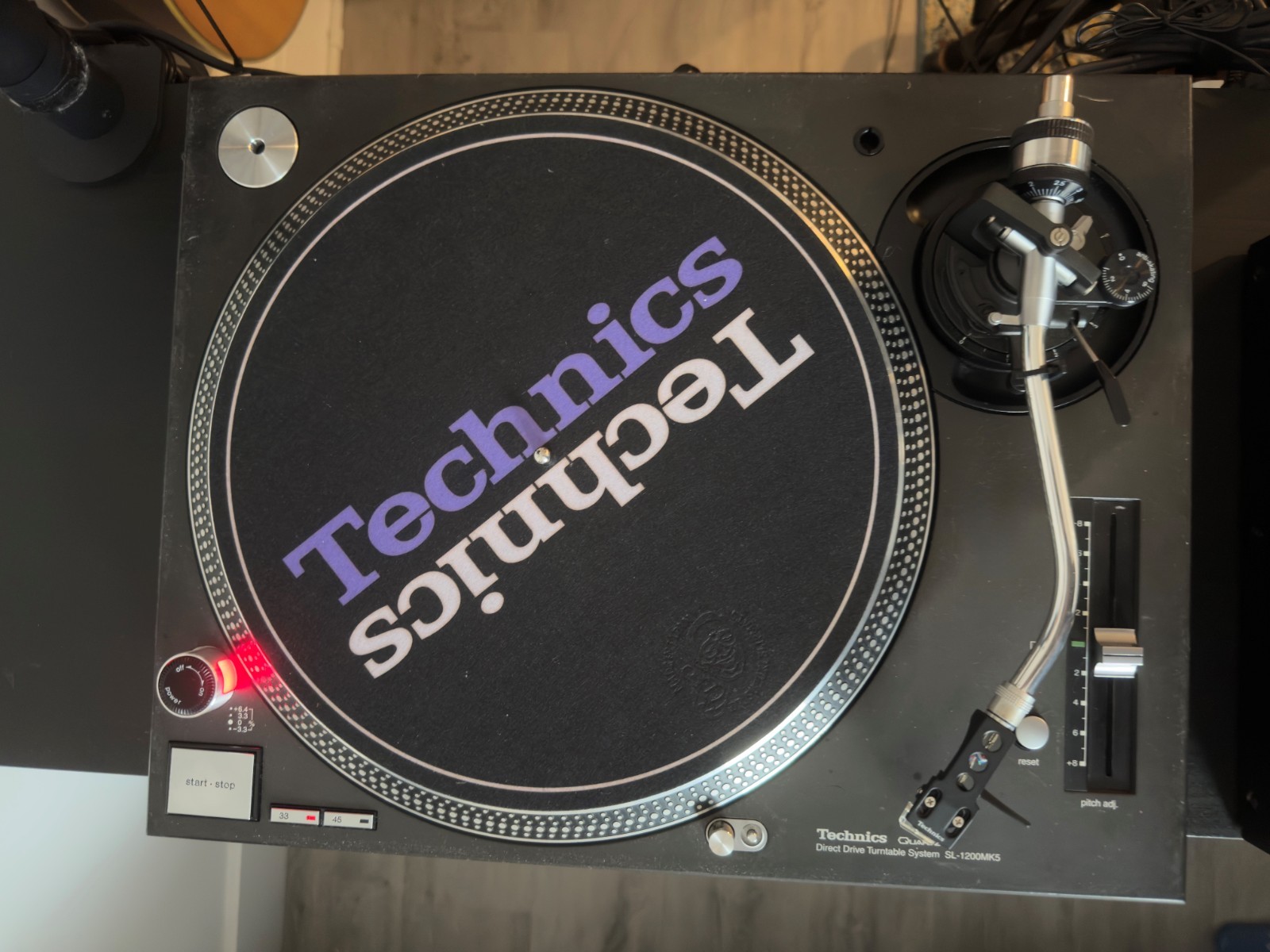 Technics SL-1200MK5 Analog DJ Turntable - Black