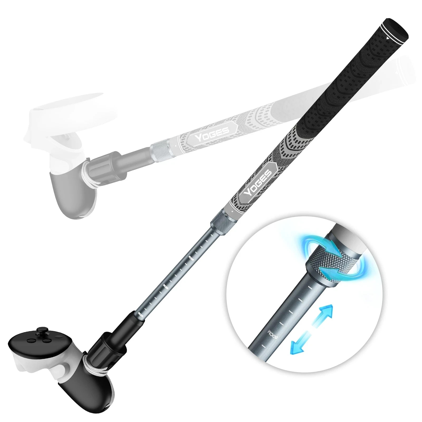 Adjustable Length VR Golf Club Handle for Meta Quest 3S/Quest 3/Oculus Quest ...
