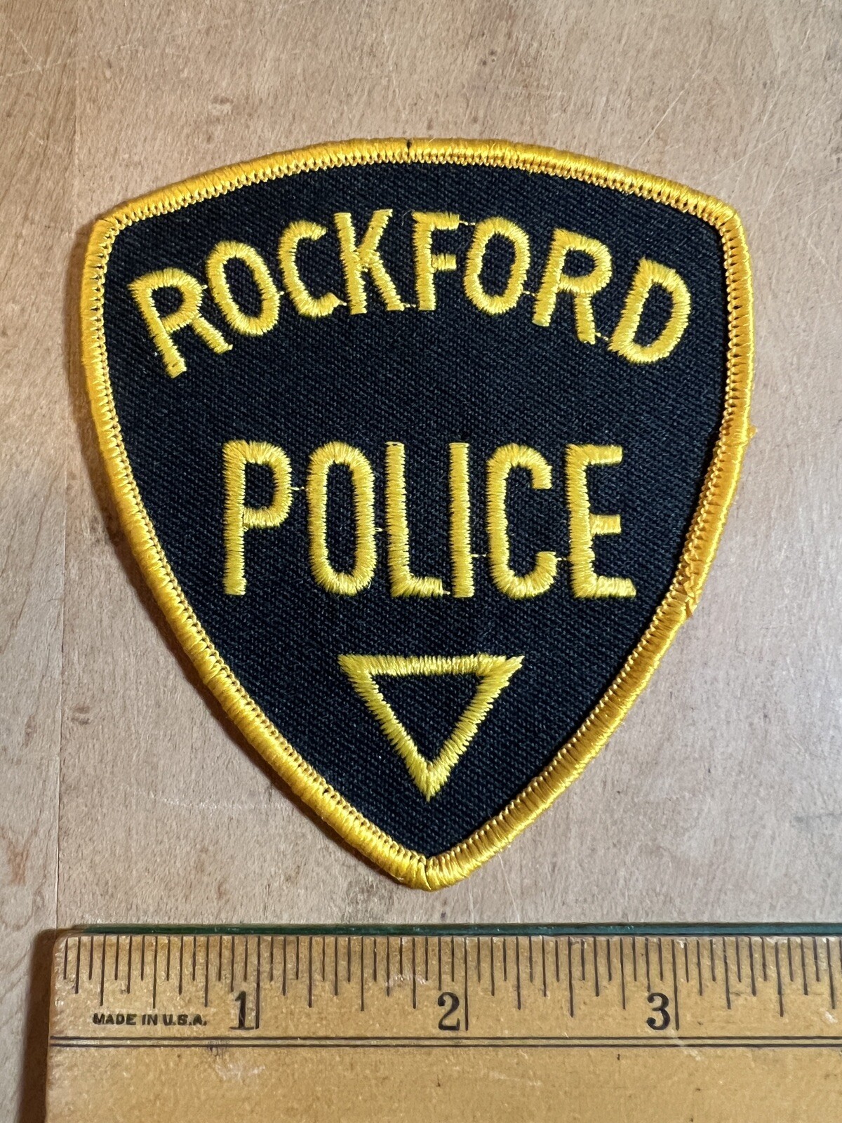 Vintage Rockford Illinois Police Patch