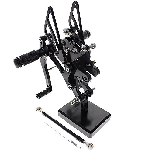 CNC R1 98-03 Motorcycle Adjustable Rearsets Foot Pegs Rear Set Footpeg Black