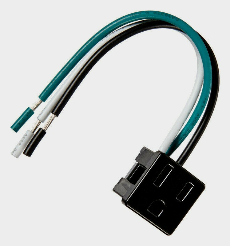 Jandorf Appliance Stove Electrical OUTLET 3-Prong 1pk Black 125V 15 Amp 61016